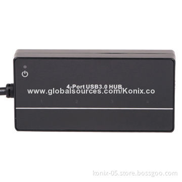 4-port USB 3.0 Hub with DCP Charging PortNew